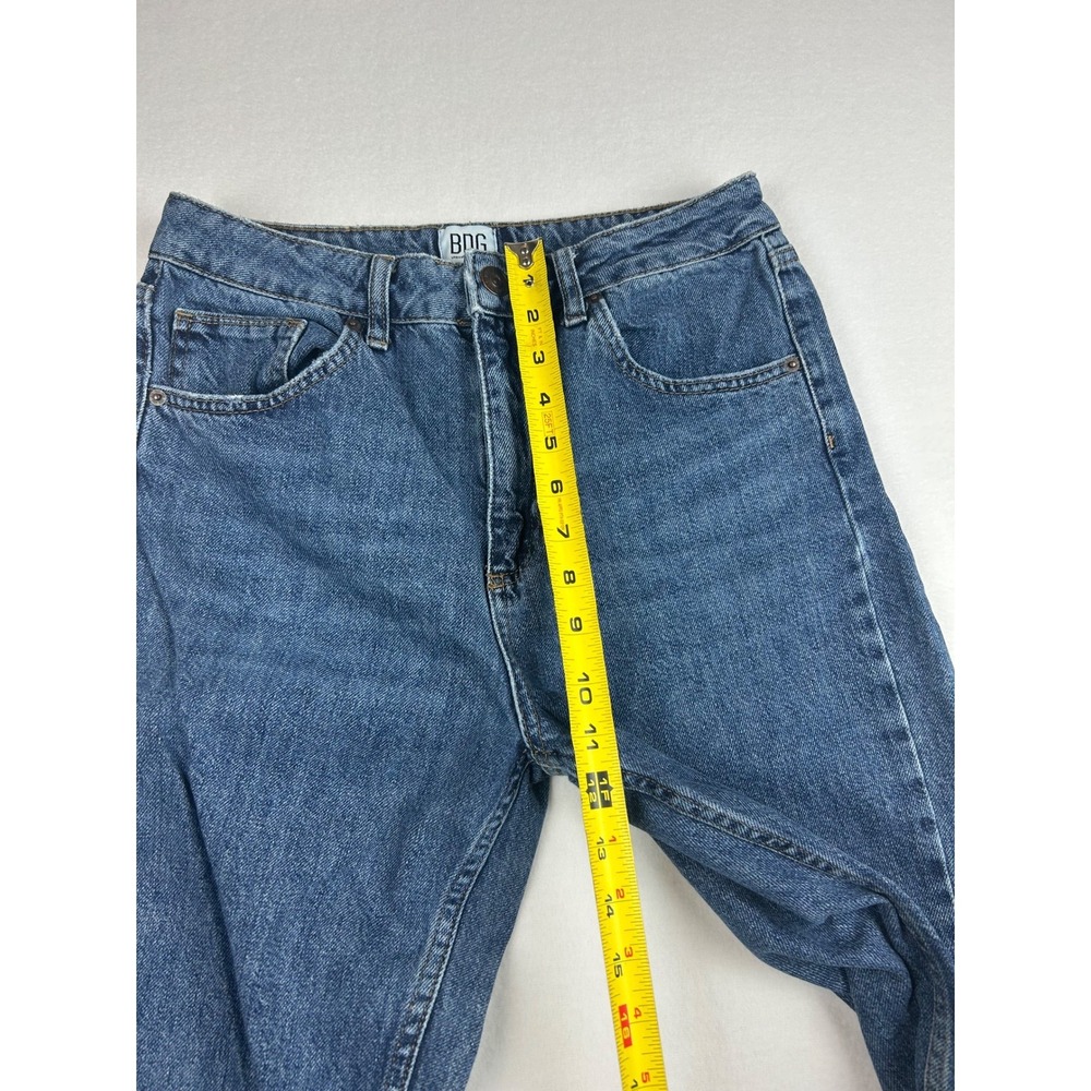BDG Mom Jeans Womens Size 29 Blue High Rise Relaxed Fit 100 Cotton Denim - Picture 8 of 13